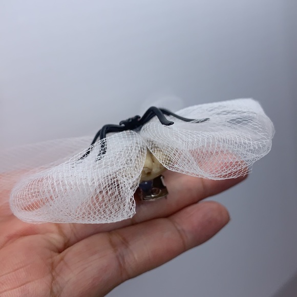 3” creepy hair clips skeleton hands with black widow spider 🕷 made by me NEW - Picture 16 of 17